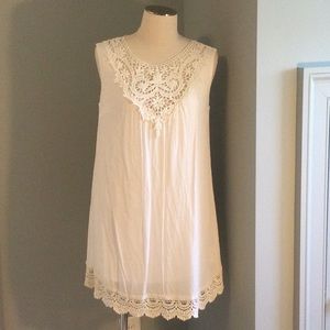 Ivory dress by Fashion Line. Sz M